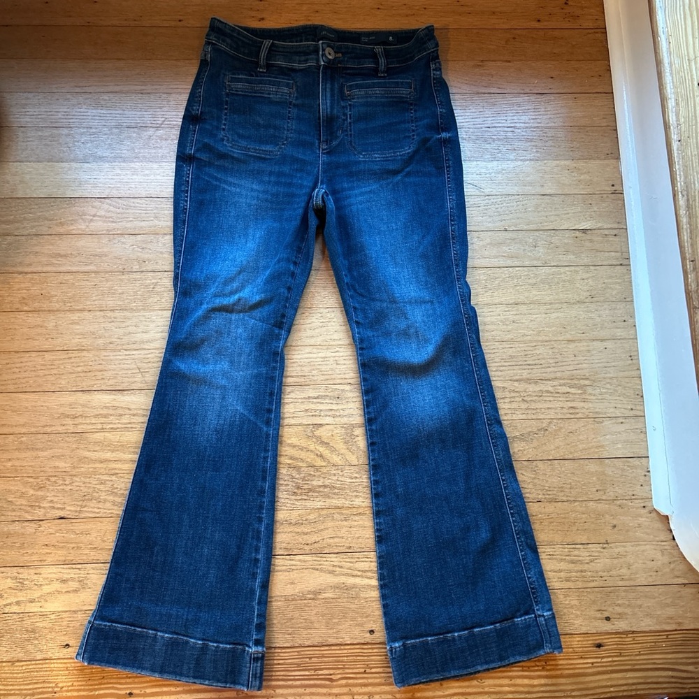 J. Jill Dark Blue Flare Jeans